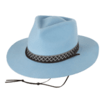 Phoenix Ladies Wide Brim Hat - Faded Denim Blue by Kooringal Hats