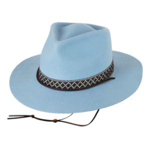 Phoenix Ladies Wide Brim Hat - Faded Denim Blue by Kooringal Hats