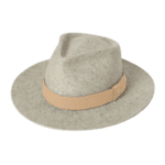 Cara Ladies Wide Brim Fedora - Light Grey Marle by Kooringal Hats
