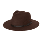 Goodwin Unisex Wide Brim Fedora - Rust by Kooringal Hats