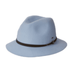 Matilda Ladies Mid Brim Wool Hat - Faded Denim Blue by Kooringal Hats