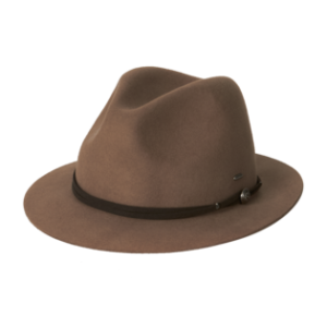 Matilda Ladies Medium Brim Wool Hat - Chocolate by Kooringal Hats