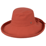 Noosa Ladies Upturn Hat - Coral by Kooringal Hats