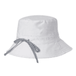Felicia Ladies Bucket Hat - White by Kooringal Hats