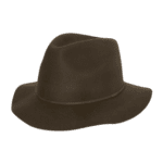 Rajah Mens Mid Brim Fedora - Brown by Kooringal Hats