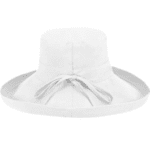 Noosa Ladies Upturn Hat - White by Kooringal Hats