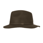 Rajah Mens Mid Brim Fedora - Brown by Kooringal Hats