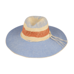 Carmela Ladies Hat Wide Brim - Blue by Kooringal Hats