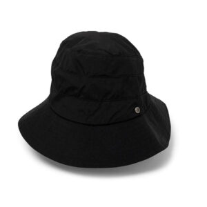 Barooga Rain Bucket Hat - Black by Evoke Headwear