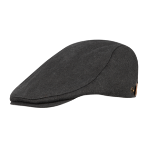 Baker Mens Drivers Cap - Black by Kooringal Hats