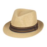 Flynn Mens Fedora - Natural by Kooringal Hats