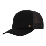 Crescent Mens Trucker Cap - Black by Kooringal Hats