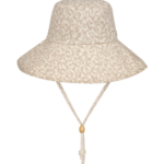 Leopard Ladies Floppy Hat - Natural by Kooringal Hats