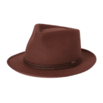 Evolve Unisex Fedora - Tobacco by Kooringal Hats