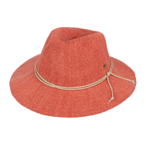 Sadie Ladies Safari Hat - Sunset Coral by Kooringal Hats