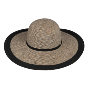 Dahlia Ladies Wide Brim Hat - Black by Kooringal Hats