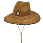 Barclay Mens Surf Straw Hat - Charcoal by Kooringal Hats