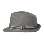 Flynn Mens Fedora - Graphite by Kooringal Hats