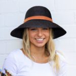 Kimberley Ladies Capeline Hat - Black by Rigon Headwear