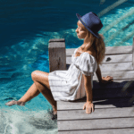 Hayle Ladies Fedora - Denim Blue by Kooringal Hats