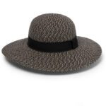 Evelyn Ladies Capeline Hat - Charcoal by Rigon Headwear