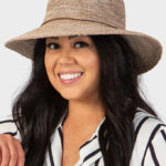 Juanita Ladies Capeline Hat - Mixed Camel by Rigon Headwear