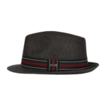 Flynn Mens Fedora - Black by Kooringal Hats