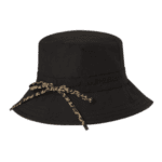 Felicia Ladies Bucket Hat - Black by Kooringal Hats