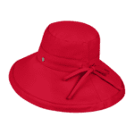 Noosa Ladies Upturn Hat - Red by Kooringal Hats