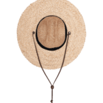 Strahan Mens Surf Straw Hat - Natural by Kooringal Hats