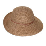 Francesca Ladies Sou'Wester Hat - Chocolate by Rigon Headwear