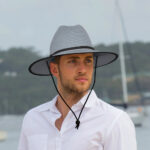Dan's Surf Hat - Light Grey by Rigon Headwear