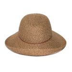 Francesca Ladies Sou'Wester Hat - Chocolate by Rigon Headwear