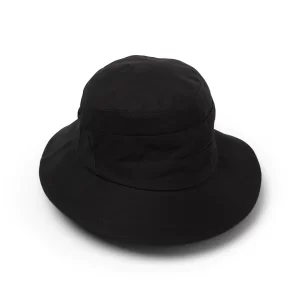 Golf Bucket Sun Hat - Black by Rigon Headwear