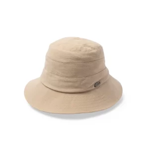 Rosie Ladies Linen Bucket Hat - Natural by Rigon Headwear
