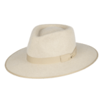 Tara Ladies Mid Brim Fedora - Natural Marle by Kooringal Hats
