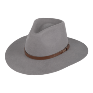 Bushman Unisex Wide Brim Safari Hat - Grey by Kooringal Hats