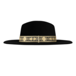 Elwood Ladies Mid Brim Fedora - Black by Kooringal Hats