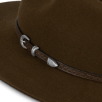 Stockton Unisex Cowboy Hat - Brown by Kooringal Hats