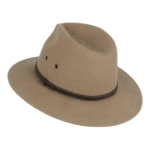 Ramble Unisex Mid Brim Fedora - Tan by Kooringal Hats