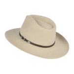 Stockton Unisex Cowboy Hat - Natural by Kooringal Hats