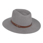 Bushman Unisex Wide Brim Safari Hat - Grey by Kooringal Hats