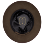 Jones Unisex Mid Brim Fedora - Dark Brown by Kooringal Hats