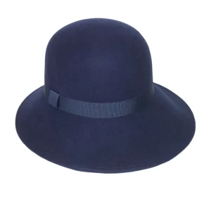 Katrina Ladies Cloche Hat - Navy by Rigon Headwear