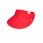 Hayman Ladies Visor - Red by Kooringal Hats