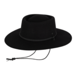 Selwyn Ladies Fedora - Black by Kooringal Hats