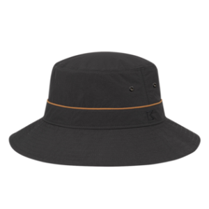 Leeman Mens Bucket Hat - Charcoal by Kooringal Hats